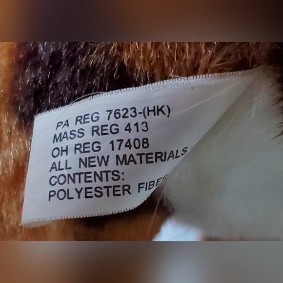 K&M Vintage 1997 Jaguar Realistic Plush Stuffed Animal Orange Eyes - EUC - Picture 8 of 9